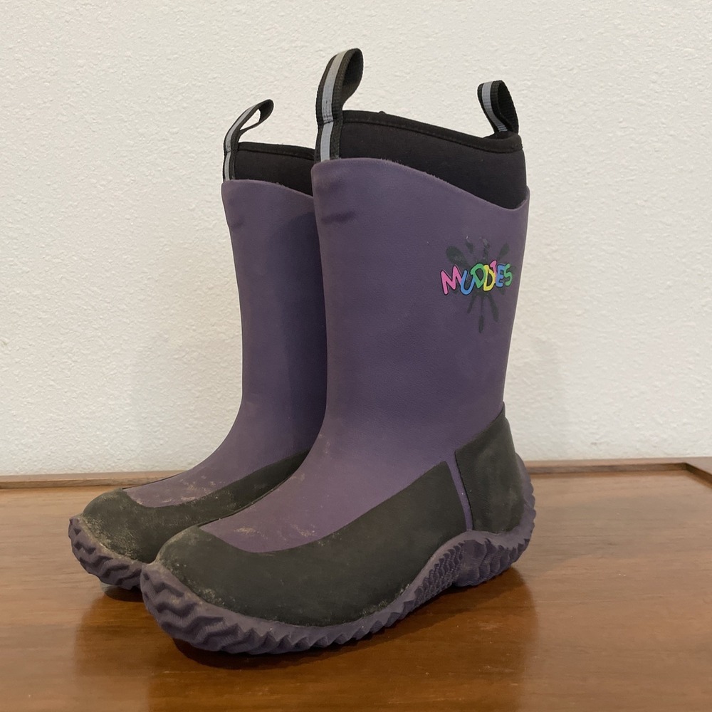 Muddies Wellies‎ Rain Boots Purple Size Kids 12 EU 29